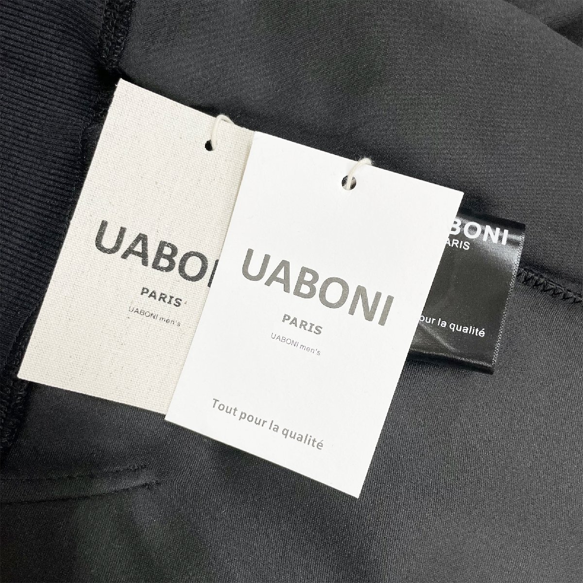 新作EU製＆定価5万◆UABONI*Paris*パーカー*ユアボニ*パリ発◆綿100% 快適 暖かい ウサギ柄 可愛い ロゴ スウェット XL/50サイズの画像10