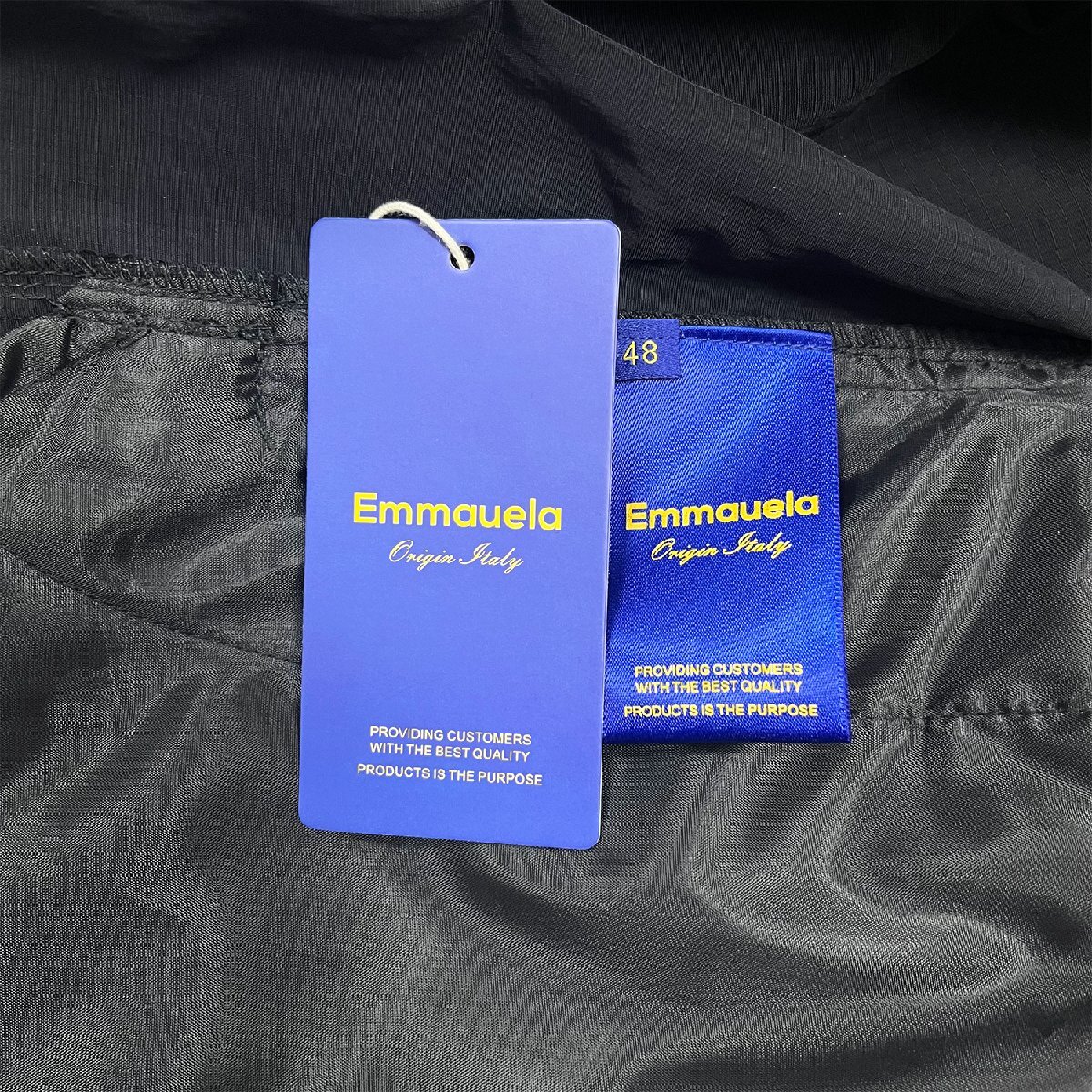 高級・ショートパンツ 定価3万◆Emmauela・イタリア・ミラノ発◆上品 薄手 通気吸汗 速乾 半ズボン カジュアル スポーツ 普段着 夏 M/46_画像9