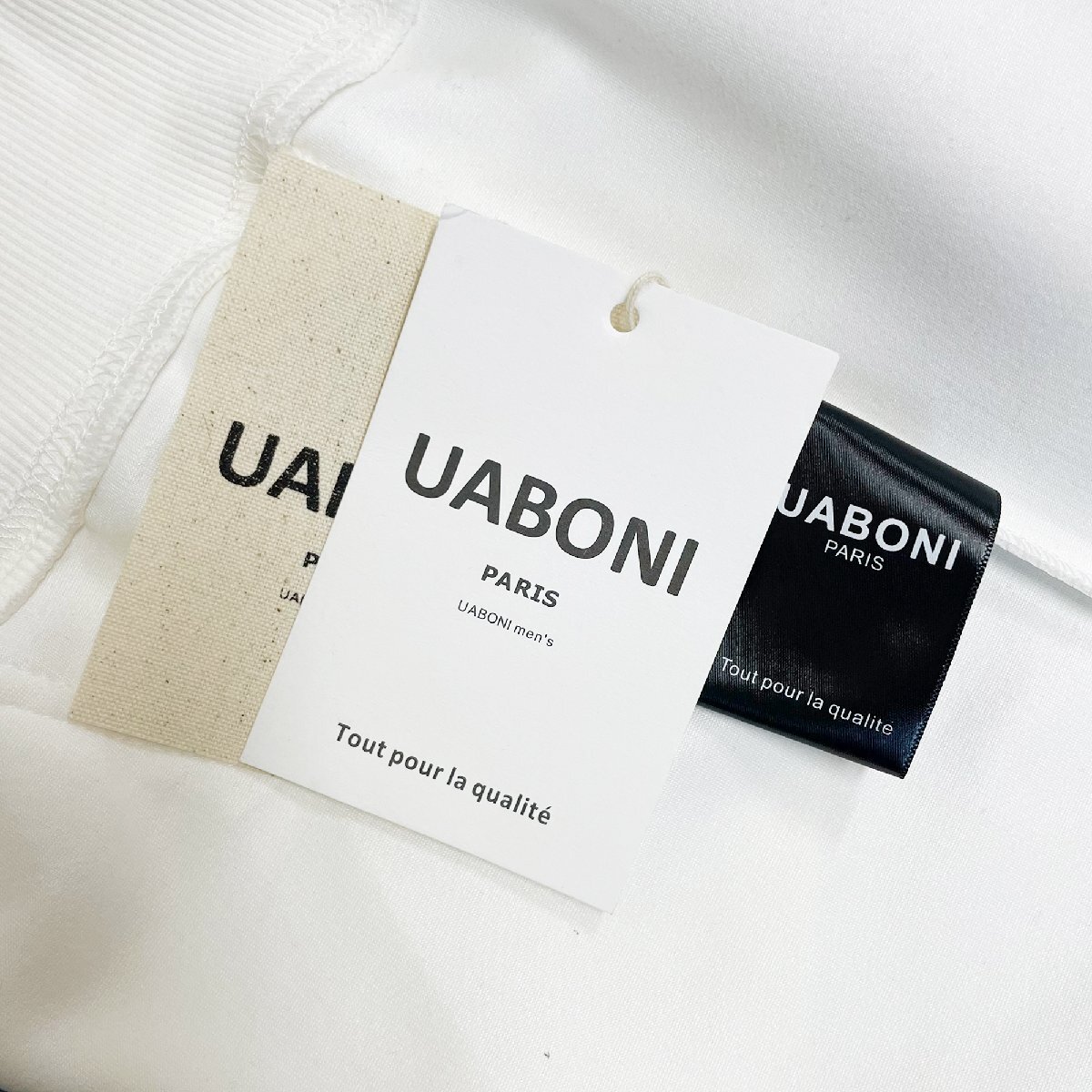 人気EU製＆定価5万◆UABONI*Paris*パーカー*ユアボニ*パリ発◆綿100% 快適 暖かい ウサギ柄 可愛い ロゴ スウェット 2XL/52サイズ_画像10