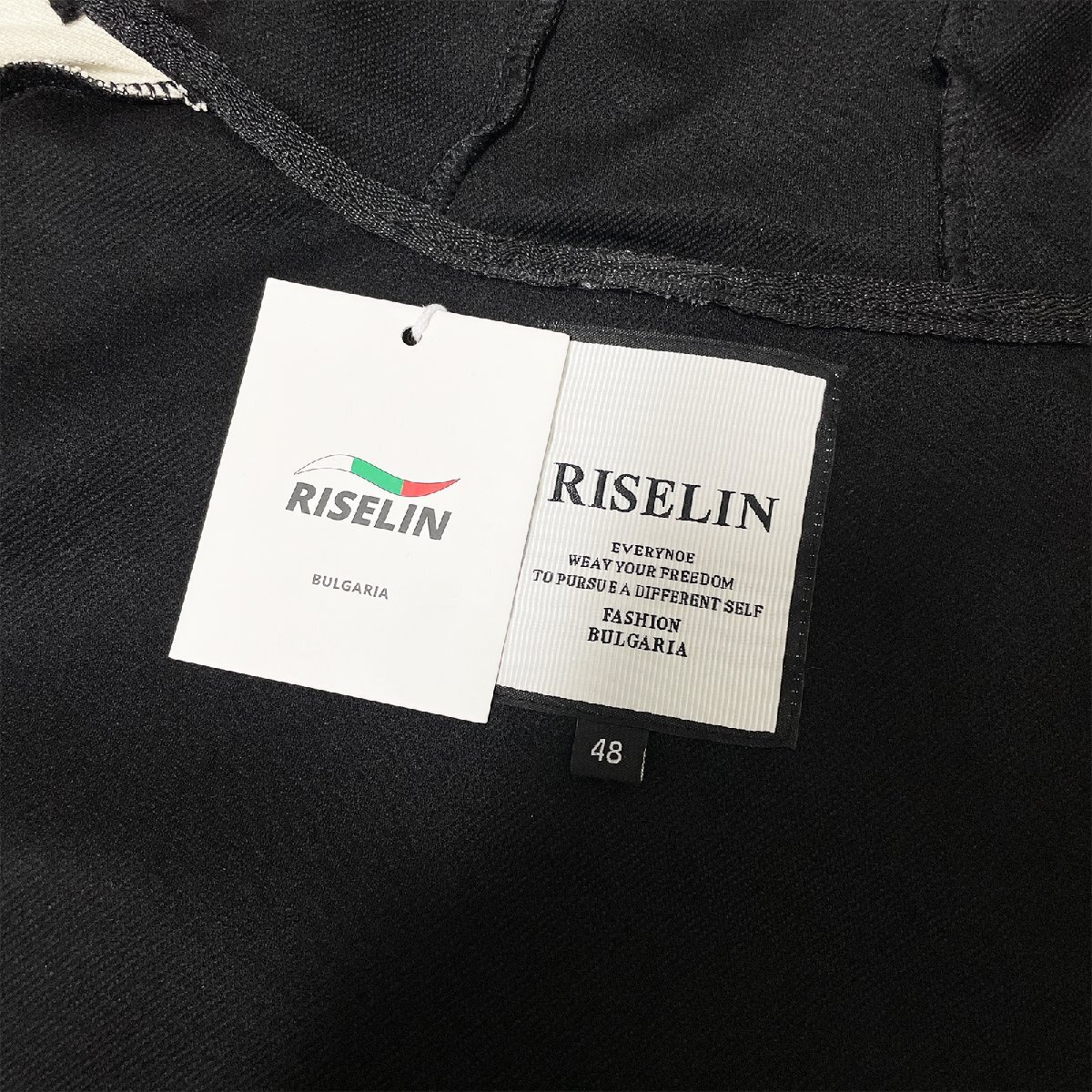 人気ヨーロッパ製※定価8万◆ブルガリア発※RISELIN 上下セット 通気 快適 ゆったり 切替 パーカー スウェットパンツ スポーツ 日常 XL/50の画像10