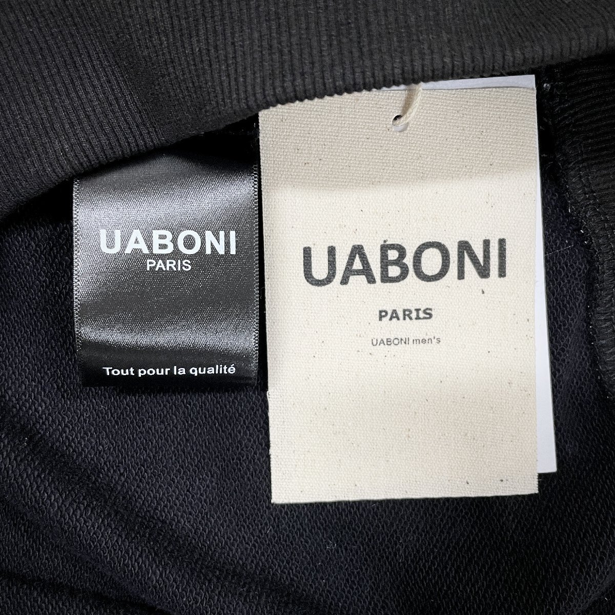 最高峰EU製＆定価4万◆UABONI*Paris*ユアボニ*パーカー*フランス◆スーピマ綿 カジュアル ICT カシューナッツ柄 フーディジャケット 2XL_画像9