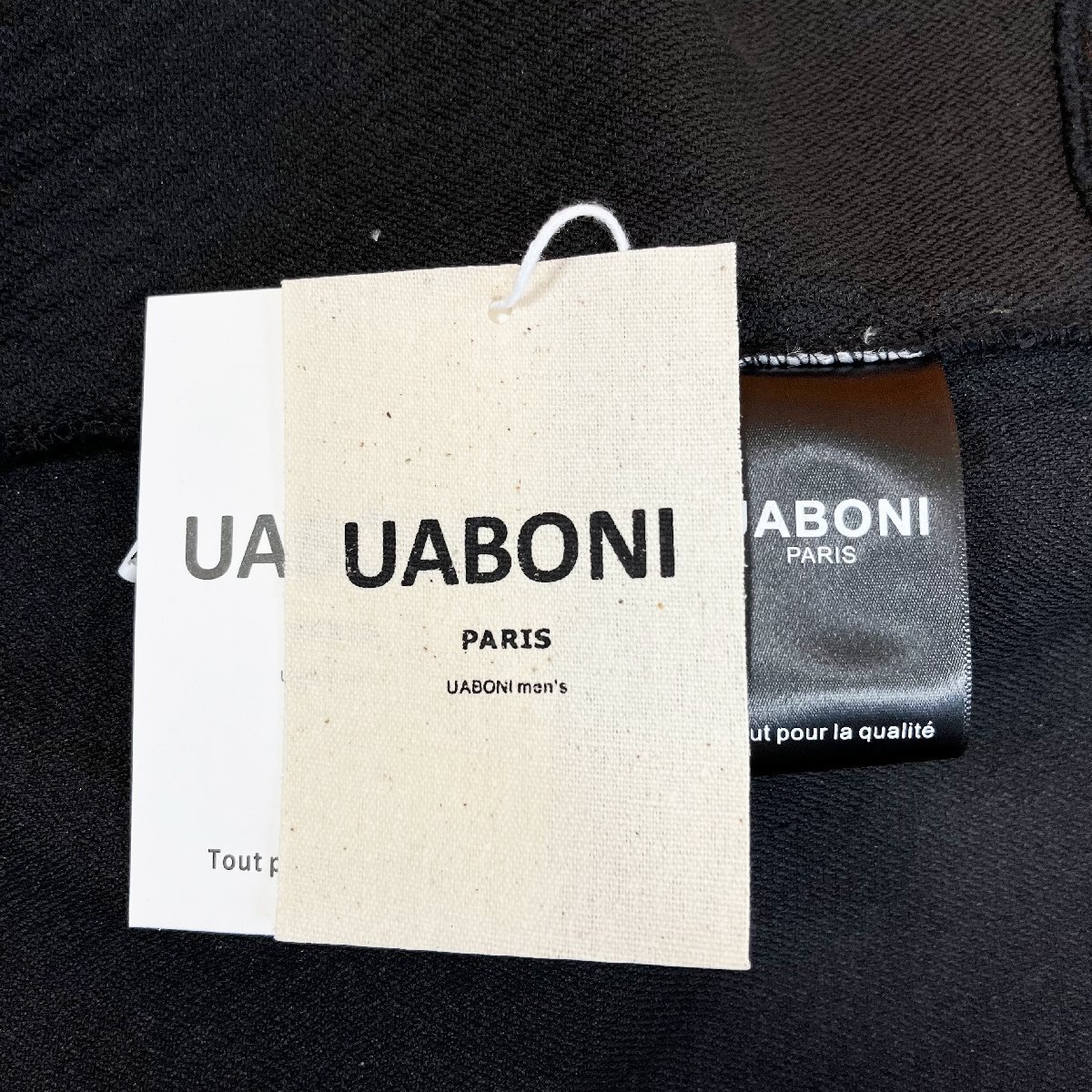 高級EU製＆定価5万◆UABONI*Paris*ジャケット*ユアボニ*パリ発◆上品 薄手 通気吸湿 頑丈 煌めき 無地 スパンコール アウター 春秋 XL/50_画像10