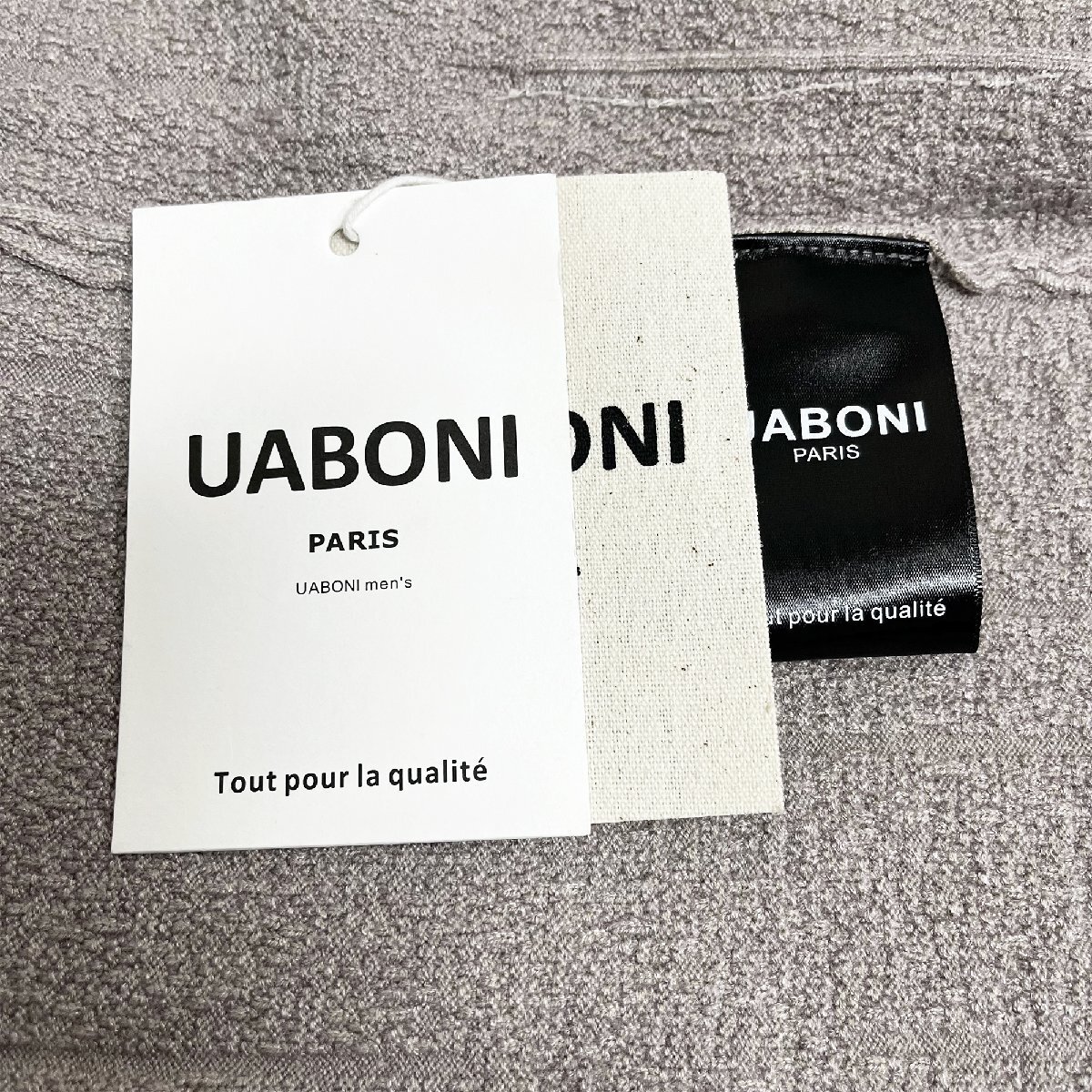 上級EU製＆定価5万◆UABONI*Paris*カーディガン*ユアボニ*パリ発◆上質 ソフト ニット ゆったり 暖かい トレンド シンプル 普段着 XL/50_画像9