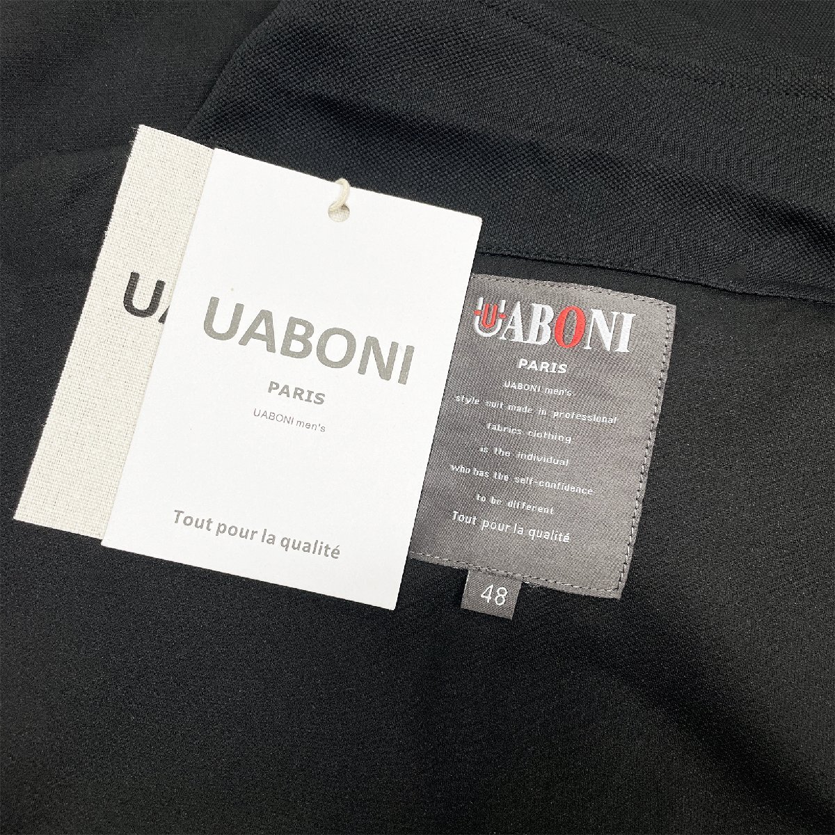 最高級EU製＆定価7万◆UABONI*Paris*上下セット*ユアボニ*パリ発◆薄手 通気 快適 定番 半袖 ポロシャツ ショートパンツ スポーツ 春夏 M_画像10