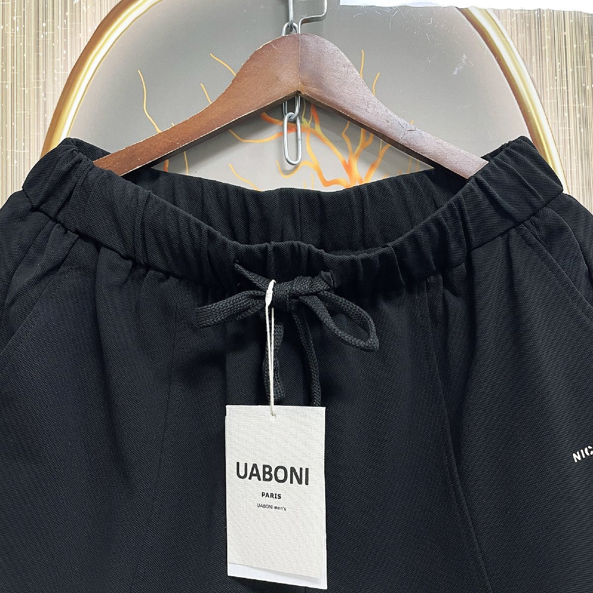 最高級EU製＆定価7万◆UABONI*Paris*上下セット*ユアボニ*パリ発◆薄手 通気 快適 定番 半袖 ポロシャツ ショートパンツ スポーツ 春夏 2XL_画像7