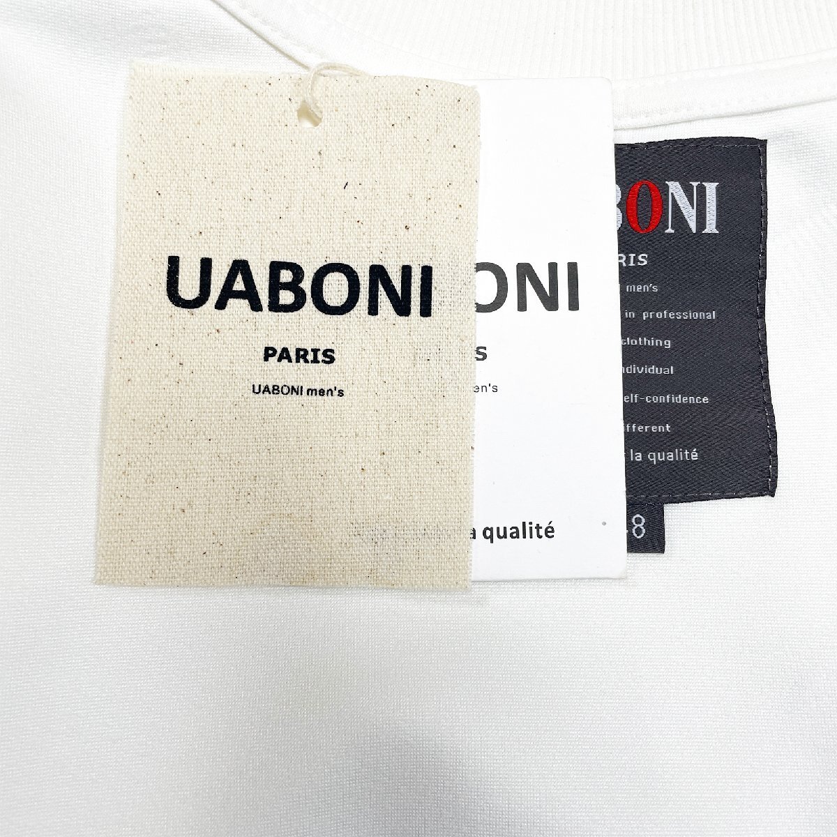 個性EU製＆定価4万◆UABONI*Paris*トレーナー*ユアボニ*パリ発◆上品コットン 個性 快適 ウサギ スウェット プルオーバー 秋冬 M/46サイズ_画像9