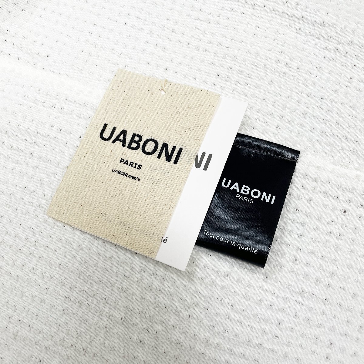 新作EU製＆定価5万◆UABONI*Paris*長袖シャツ*ユアボニ*パリ発◆高級 通気 柔らかい 快適 無地 ダメージ加工 ライトアウター 日常 M/46_画像10