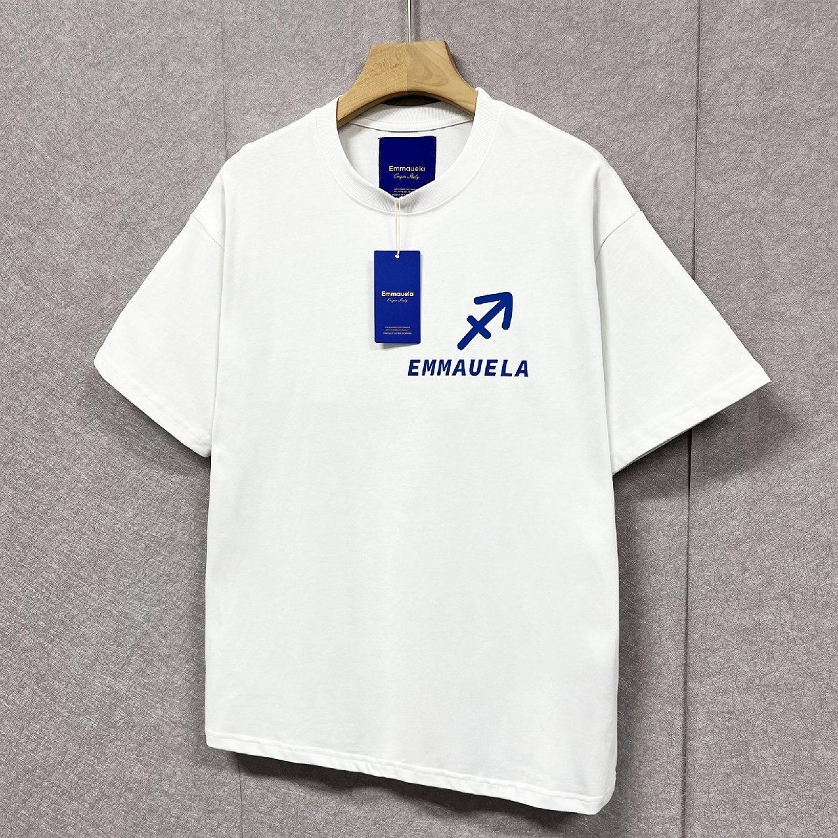 個性・Tシャツ 定価2万◆Emmauela・イタリア・ミラノ発◆上品 快適 薄手 ゆったり いて座 ケンタウロス カットソー ユニーク 春夏 L/48_画像8