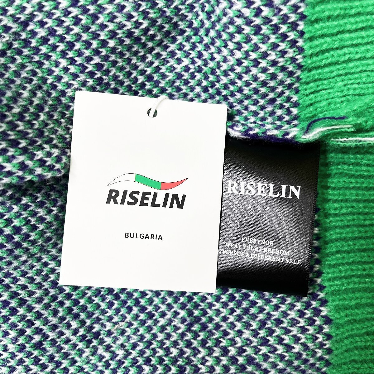 最高級ヨーロッパ製※定価5万◆ブルガリア発※RISELIN ニットカーディガン 上品 防寒 千鳥格子 スタイリッシュ オシャレ 秋冬 レディース L_画像10