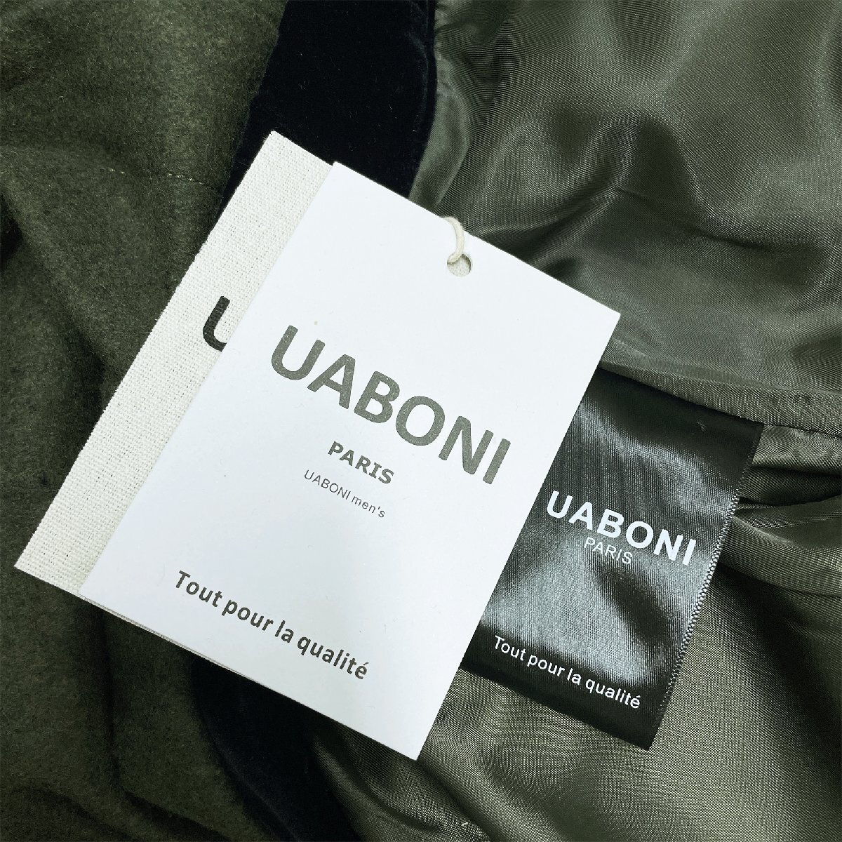 人気EU製＆定価5万◆UABONI*Paris*スラックス*ユアボニ*パリ発◆高品質カシミヤ 柔らかい 厚手 通気 ズボン ロングパンツ ボトムス 通勤2XL_画像9