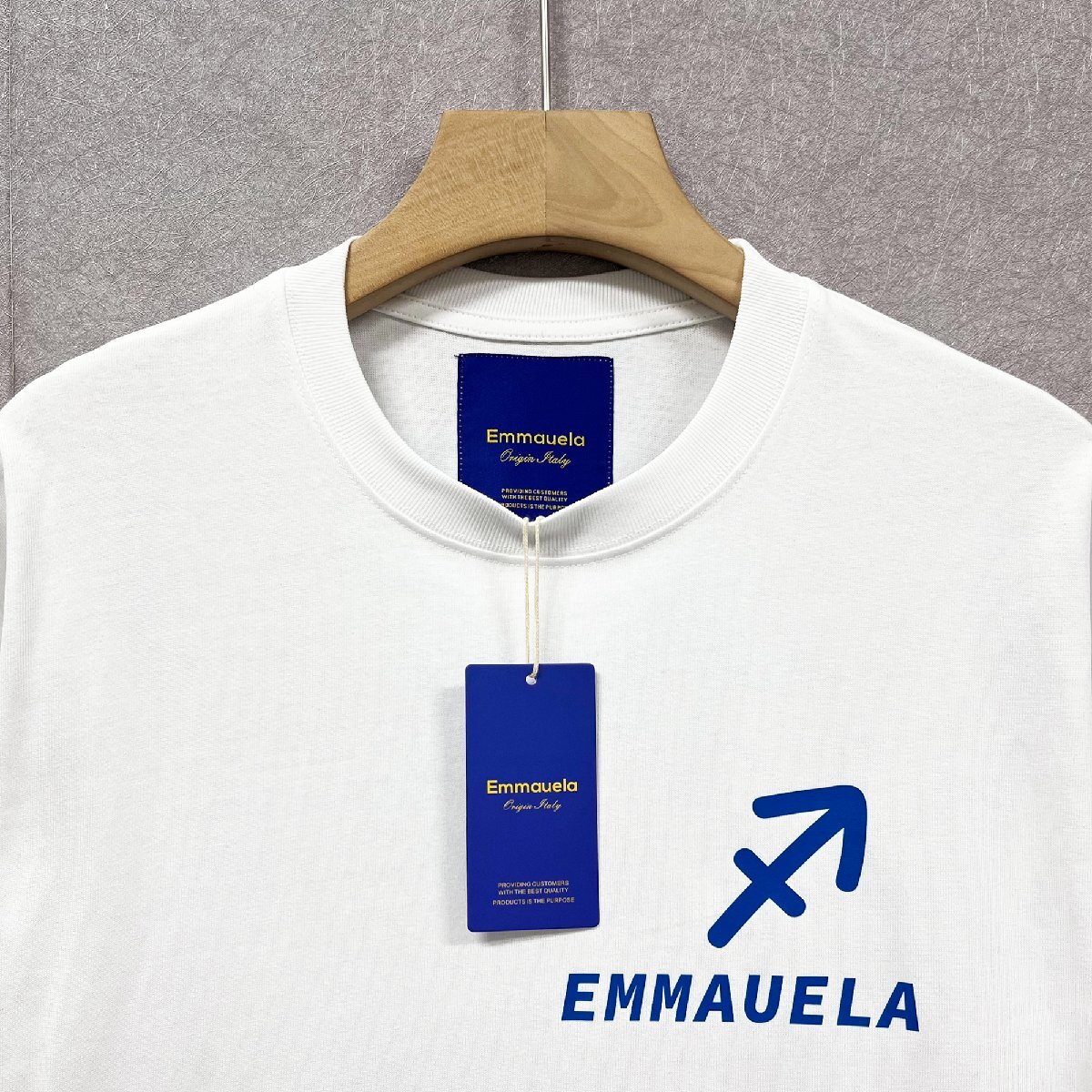 個性・Tシャツ 定価2万◆Emmauela・イタリア・ミラノ発◆上品 快適 薄手 ゆったり いて座 ケンタウロス カットソー ユニーク 春夏 XL/50_画像3