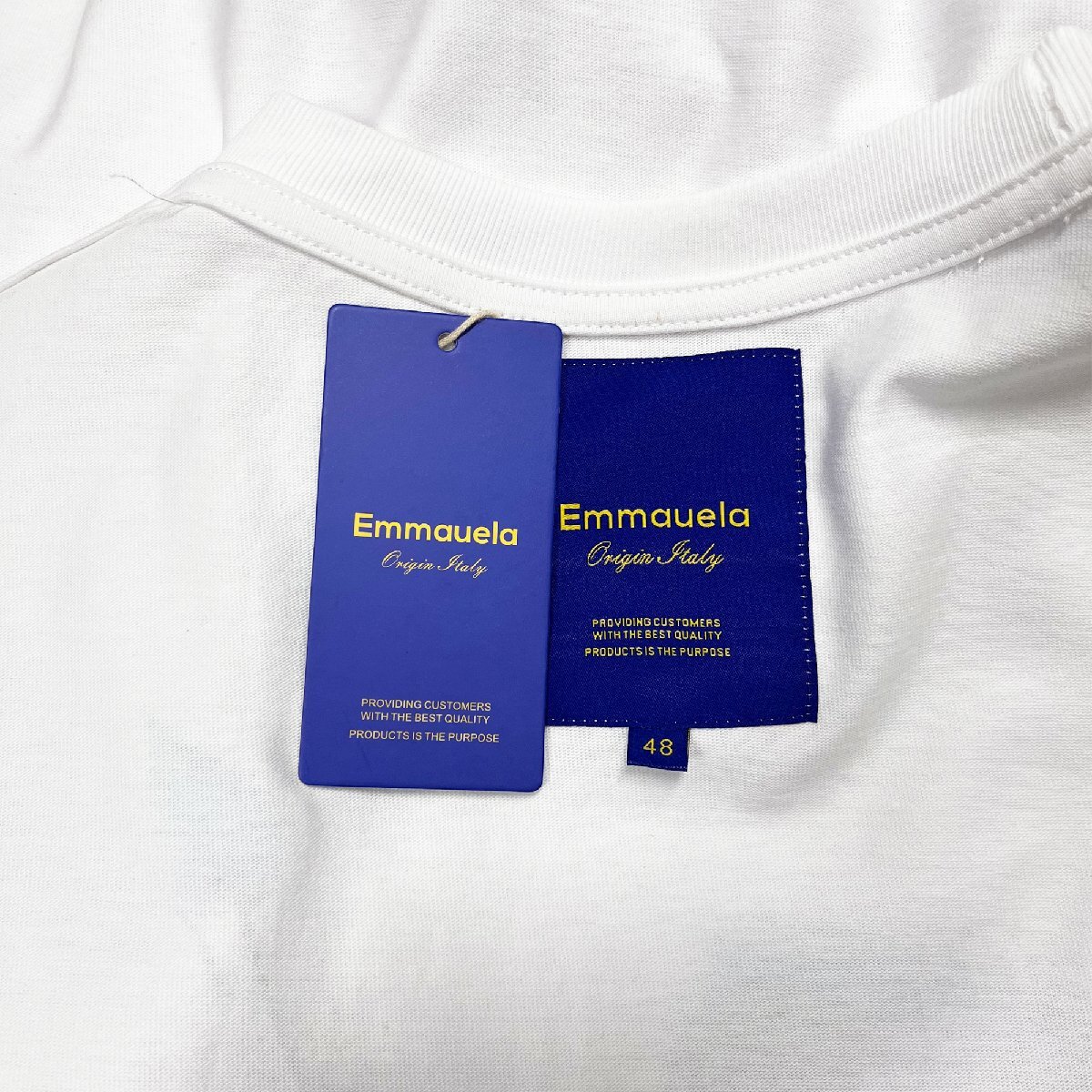 個性・Tシャツ 定価2万◆Emmauela・イタリア・ミラノ発◆上品 快適 薄手 ゆったり いて座 ケンタウロス カットソー ユニーク 春夏 XL/50_画像10