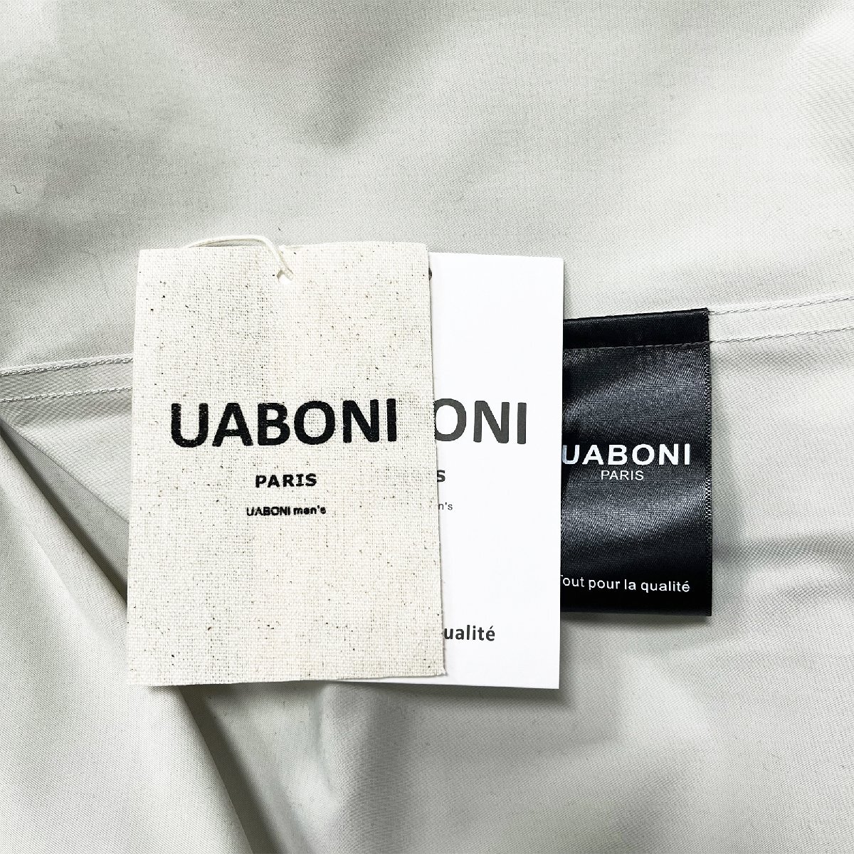 上級EU製＆定価6万◆UABONI*Paris*ジャケット*ユアボニ*パリ発◆高級 洗練 速乾 無地 アウター テーラードジャケット シンプル 紳士 通勤 M_画像9