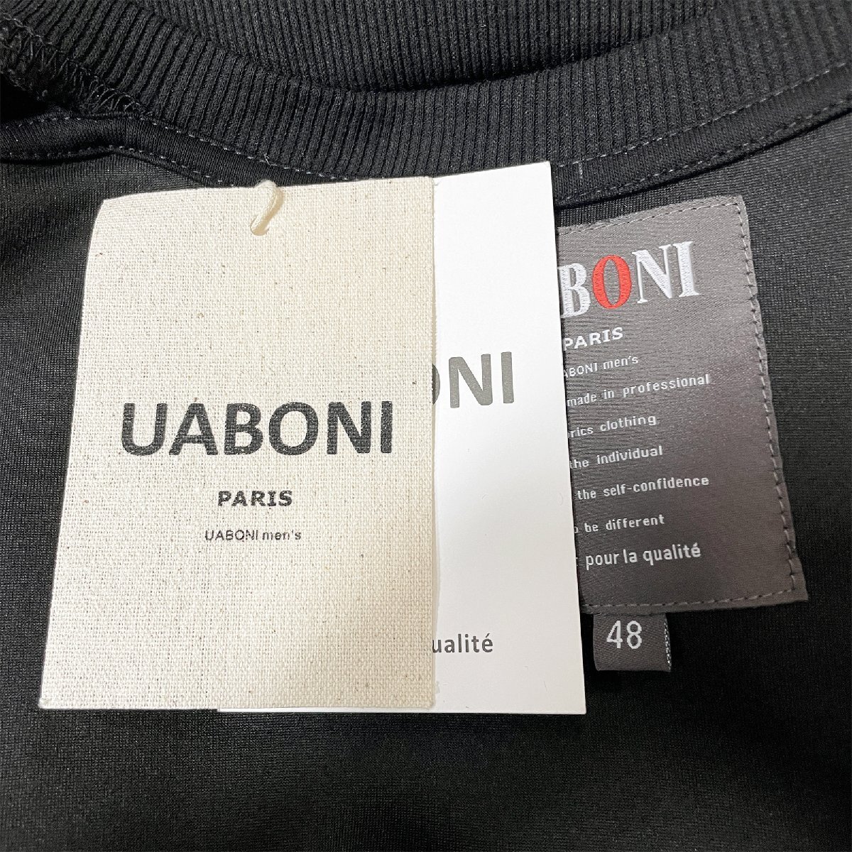 人気EU製＆定価4万◆UABONI*Paris*トレーナー*ユアボニ*パリ発◆上品 個性 吸湿 クマ カラフル 長袖 カットソー ユニセックス M/46サイズ_画像9