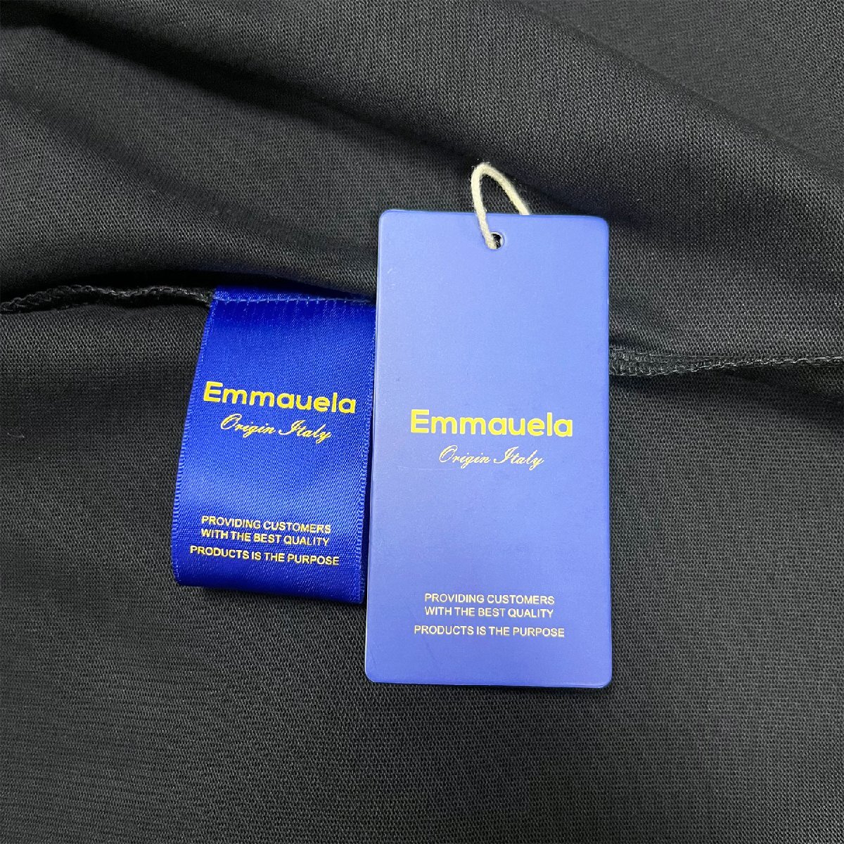 上級・半袖Tシャツ 定価2万◆Emmauela・イタリア・ミラノ発◆定番 快適 通気 吸汗 クマ ロゴ 可愛い スウェット カットソー 日常 M/46_画像9