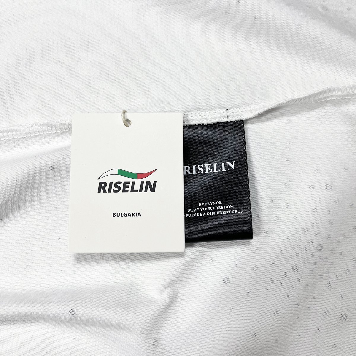 個性ヨーロッパ製※定価2万◆ブルガリア発※RISELIN 半袖Tシャツ 綿100% 薄手 通気 ラインストーン 光沢感 ゆったり スウェット 街着2XL/52_画像10