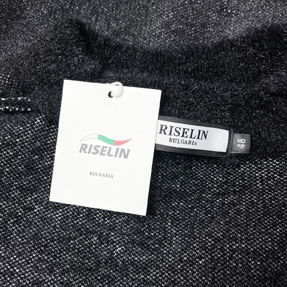  highest peak Europe made * regular price 5 ten thousand * BVLGARY a departure *RISELIN sweater cashmere / mink . ound-necked protection against cold nappy dressing up relax comfortable everyday L/48