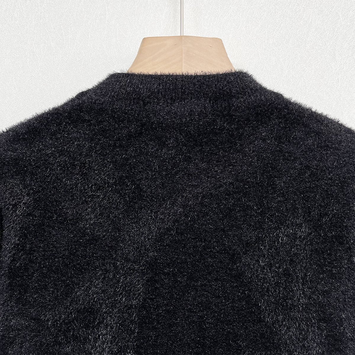  highest peak Europe made * regular price 5 ten thousand * BVLGARY a departure *RISELIN sweater cashmere / mink . ound-necked protection against cold nappy dressing up relax comfortable everyday L/48