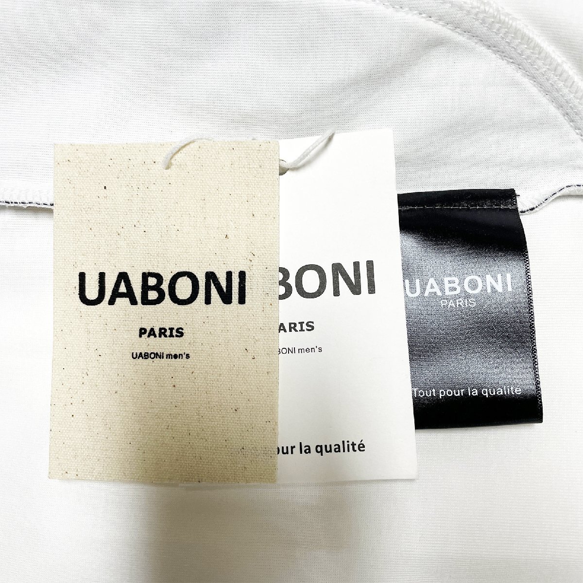 最高峰EU製＆定価4万◆UABONI*Paris*トレーナー*ユアボニ*パリ発◆上品 コットン 通気 ゆったり 遊び心 スウェット カジュアル 定番 2XL/52_画像10