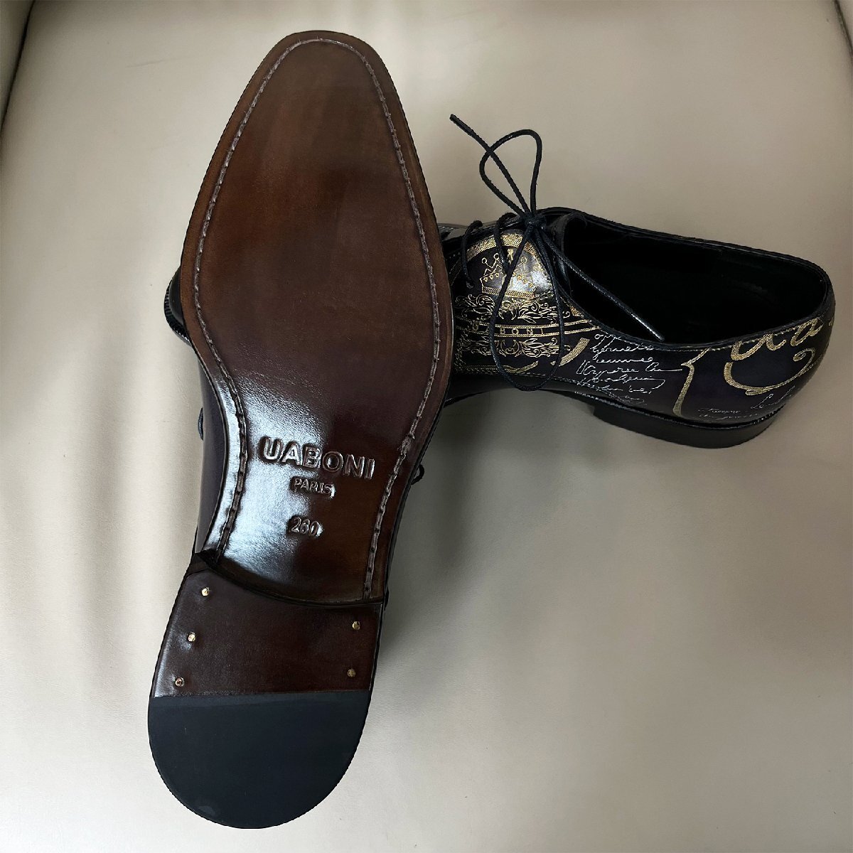  high class EU made regular price 28 ten thousand special order limited goods *UABONI* business shoes *yuaboni* hand made handmade hand . leather original leather formal gentleman for 25.5.