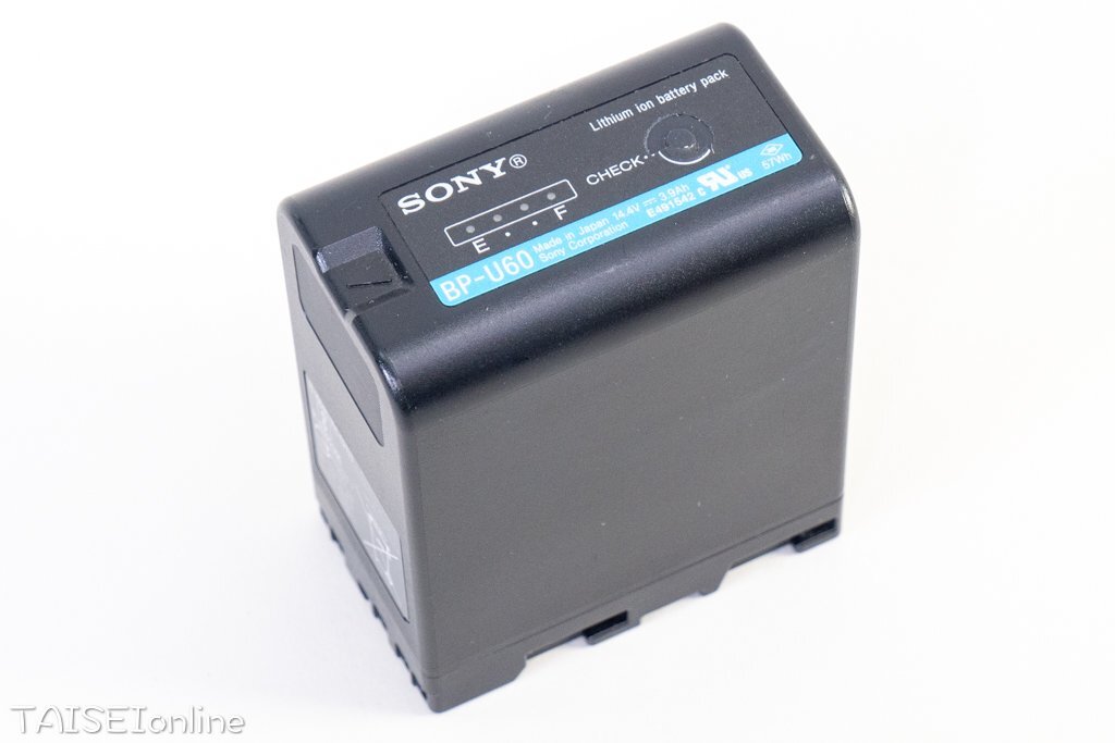 リチウムイオンバッテリーパック SONY BP-U60 No.13 ジャンク品扱い　24041012_画像1