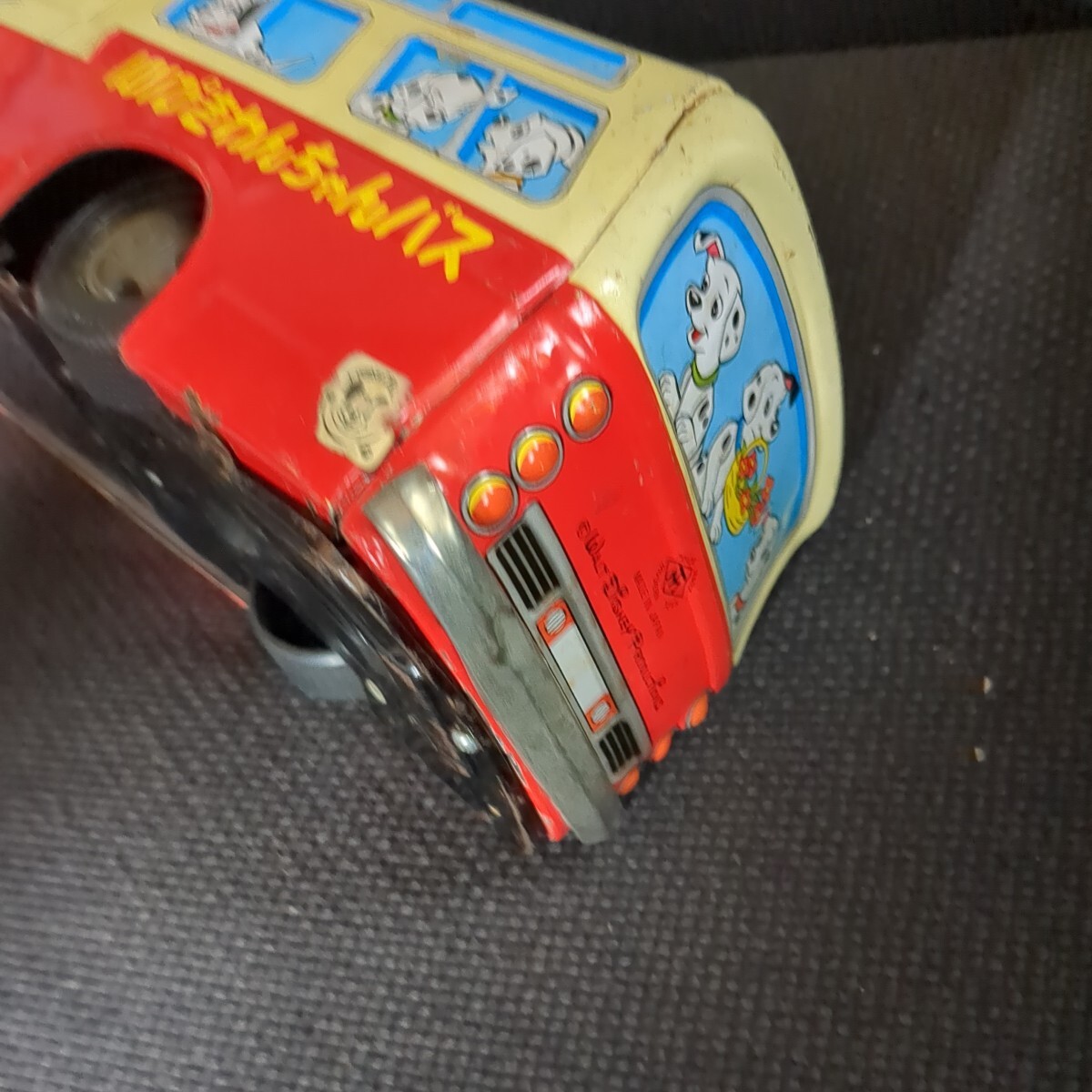  tin plate bus Masudaya made in Japan 101.... Chan bus Showa Retro toy increase rice field shop 