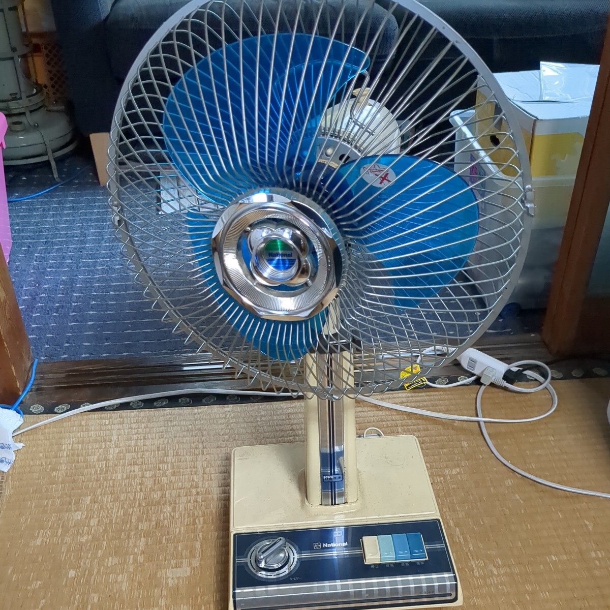 Yahoo!オークション - 扇風機 National ナショナル 昭和レトロ F Yahoo!オークション - 扇風機 National ナショナル 昭和レトロ F