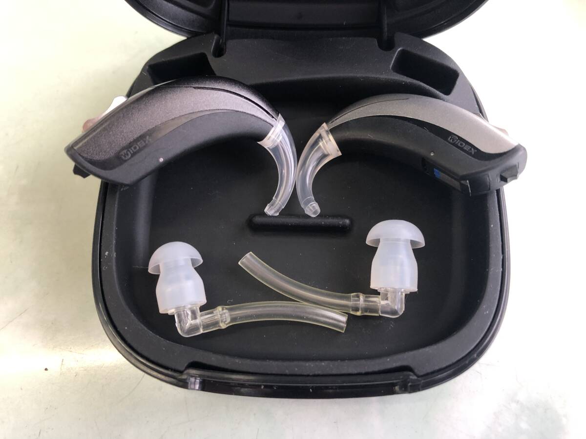*WIDEXwai Dex D1-FA-P ear .. hearing aid both ear set electric dry vessel * accessory completion goods hearing aid body beautiful used *