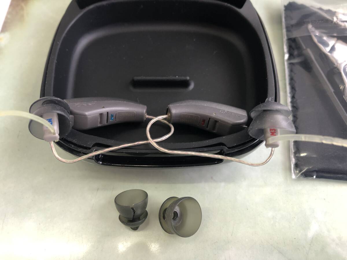 *WIDEXwai Dex U2-FS ear .. hearing aid both ear set electric dry vessel * accessory completion goods hearing aid body beautiful used *