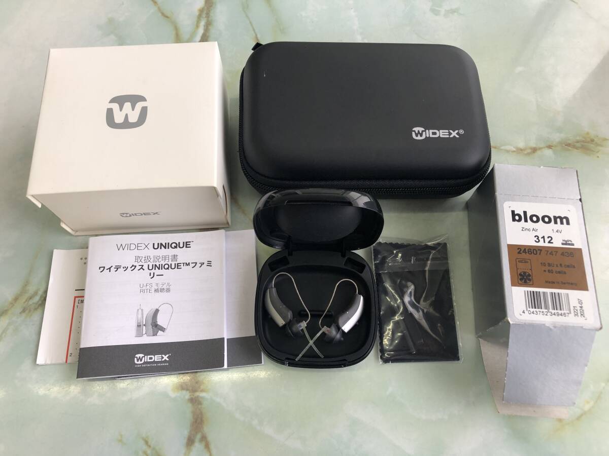 *WIDEXwai Dex U2-FS ear .. hearing aid both ear set electric dry vessel * accessory completion goods hearing aid body beautiful used *