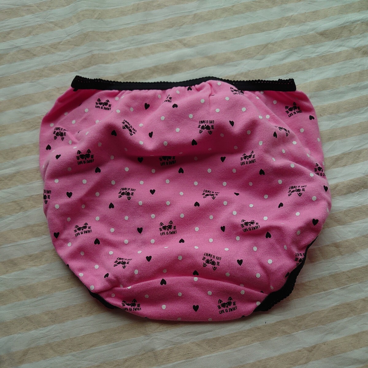 子供 衣類 ショーツ インナー 下着 セット スタンダード ヒップハング ボクサー メッシュ 水色 ピンク ティーンズ ジュニア 女の子の画像2