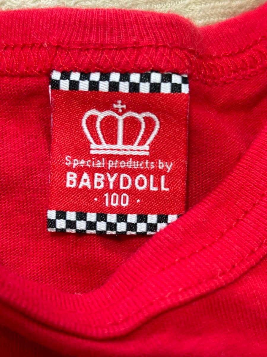 BABYDOLL カーズ マックイーン メーター  半袖 Tシャツ 半袖Tシャツ 100