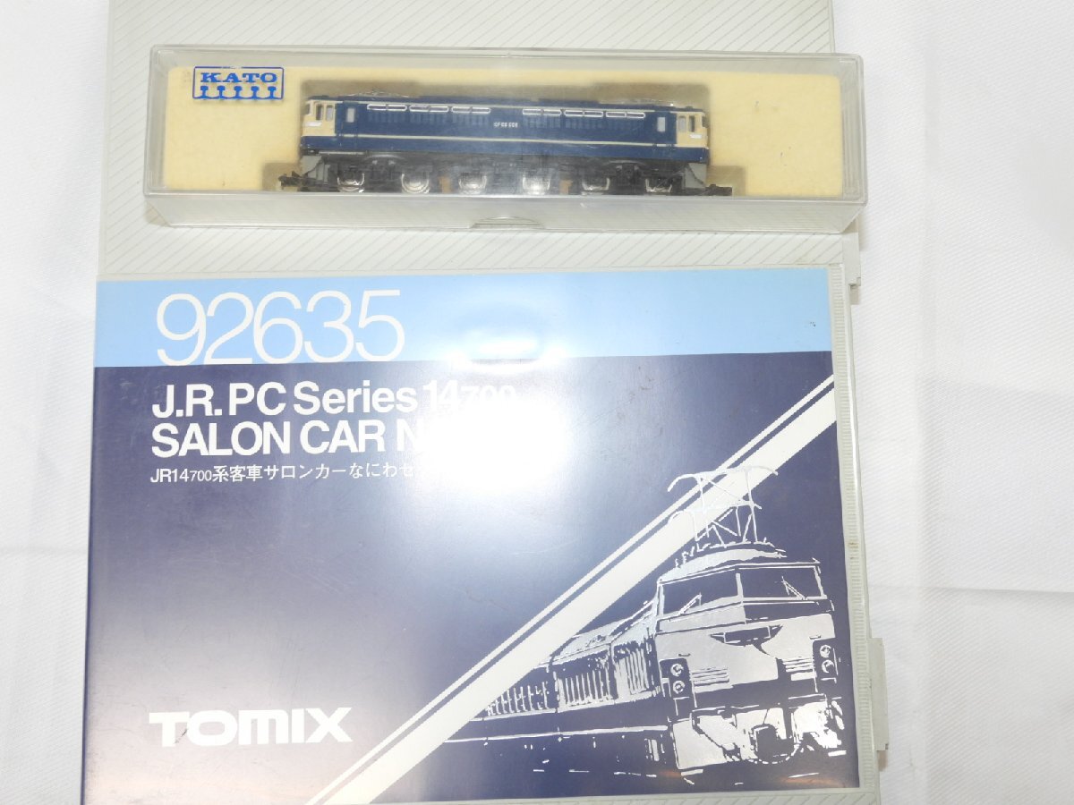 TOMIX Nゲージ 92635 JR14 700系客車サロンカーなにわ+ＥＦ６５セット！！_画像9