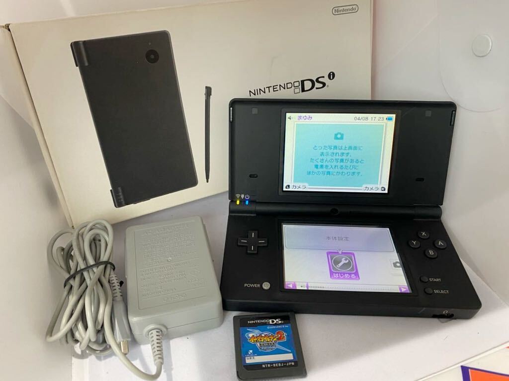 1円スタート Nintendo ニンテンドー 任天堂 DSi ブラック TWL-001 ゲーム機 本体 通電確認済み_画像1