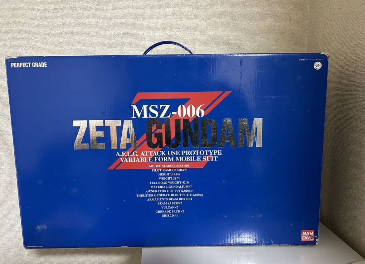 1円スタート 機動戦士ガンダム プラモデル MSZ-006 ZETA GUNDAMガンプラ MOBILE SUIT 1/60 ゼータガンダム 未組立て BANDAI_画像8