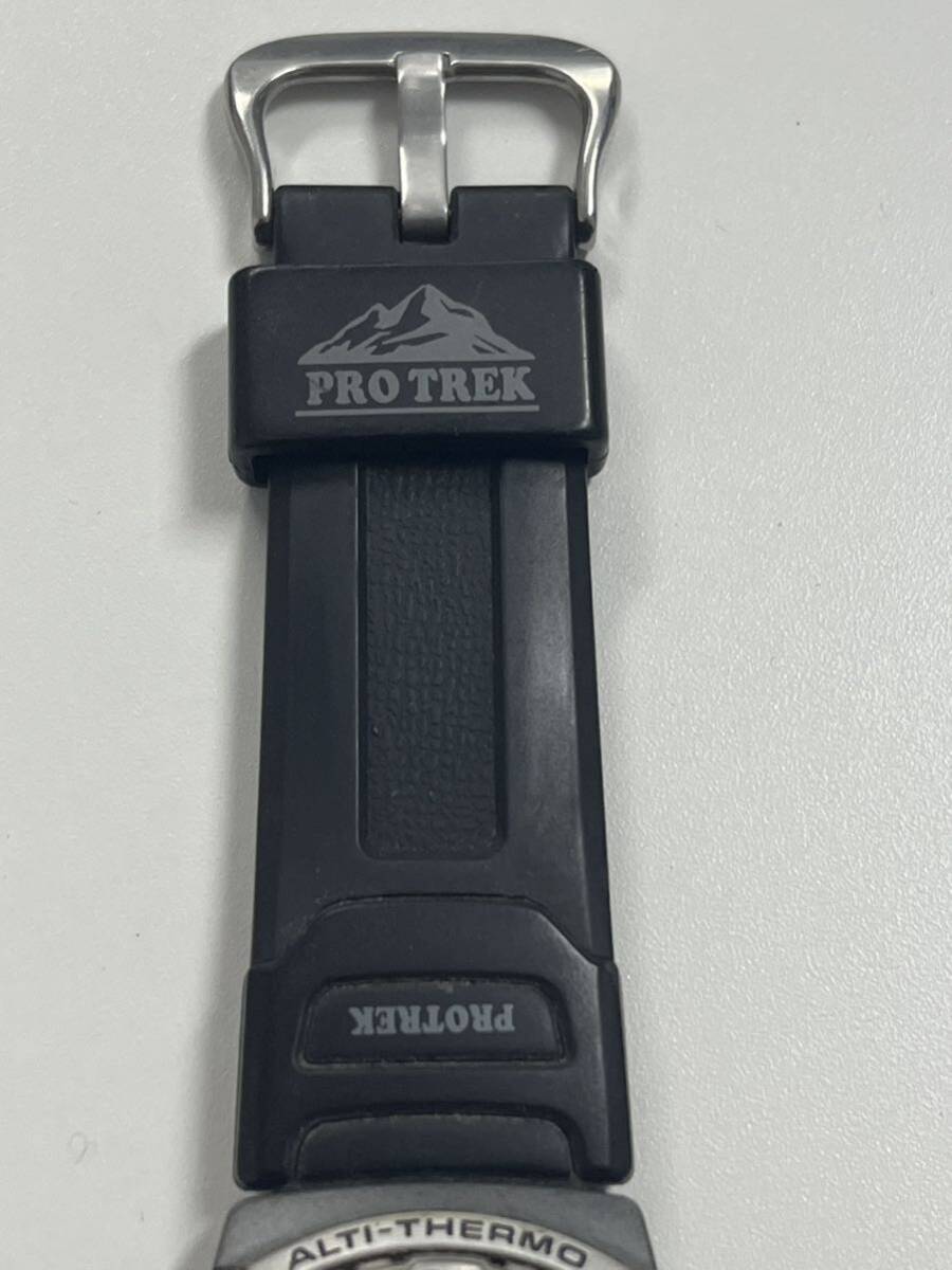1円スタート CASIO カシオ 腕時計 PROTREK プロトレック PRT-710 メンズ 黒 ブラック の画像5