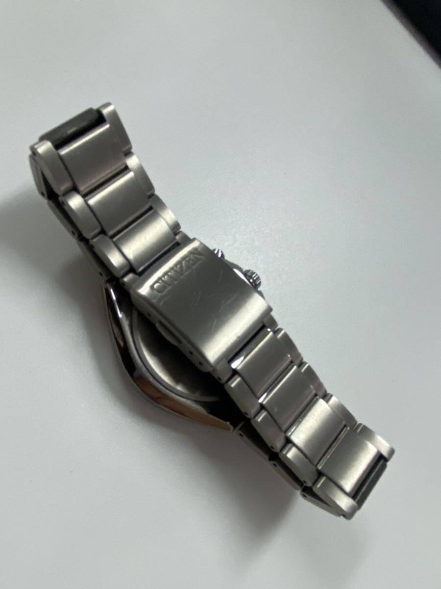 1円スタート CITIZEN シチズン ATTESA アテッサ メンズ腕時計　H149-S125626 デイト ソーラー 腕時計_画像6