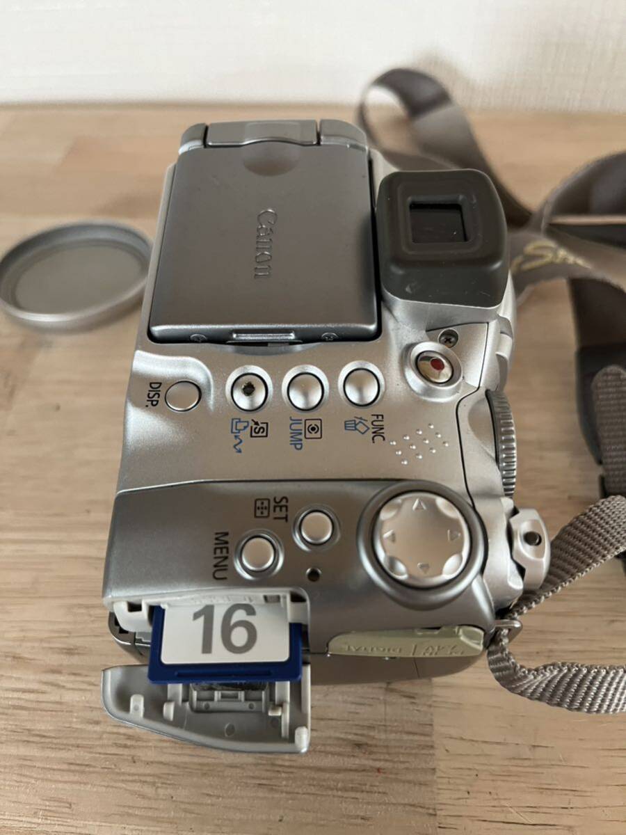 1円スタート Canon PowerShot S2 IS コンパクトデジタルカメラ キャノン デジカメ パワーショット シルバー 通電確認済み_画像9