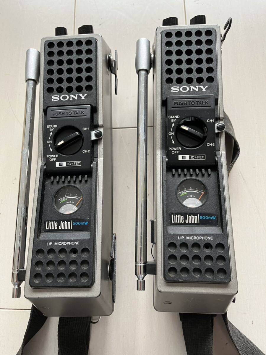 1 иен старт SONY приемопередатчик ICB-650 Little John Sony Showa Retro б/у 