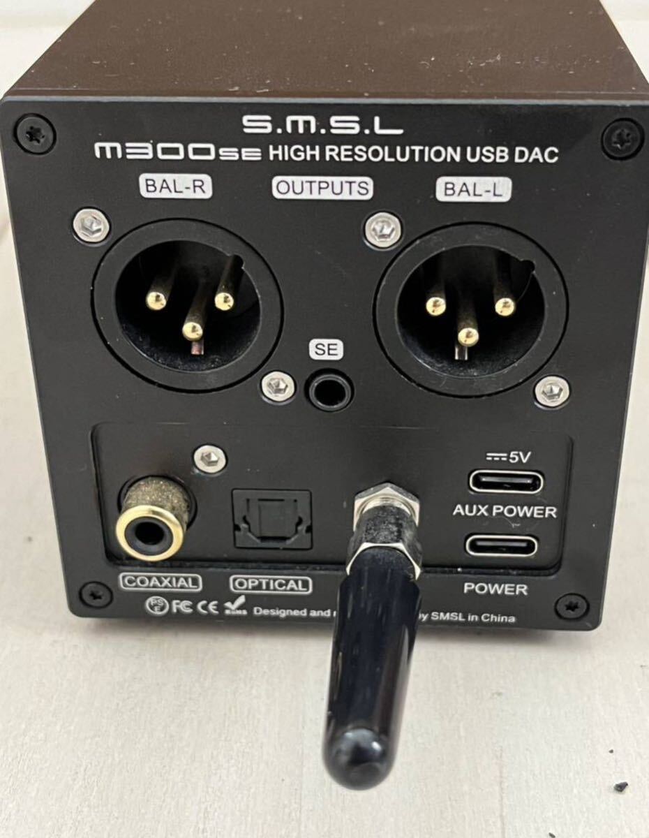 1円スタート s.m.s.l ヘッドホンアンプ オーディオ M300SE USB DAC ハイレゾ の画像7