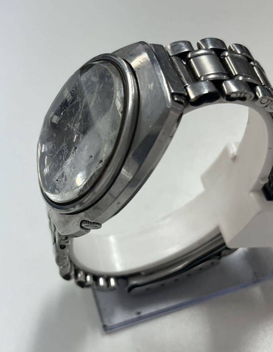 1円スタート SEIKO5 セイコー5 セイコーファイブ 腕時計 メンズ ACTUS アクタス 6106-7590 自動巻き デイデイト23石 カットガラス 稼働品 _画像2
