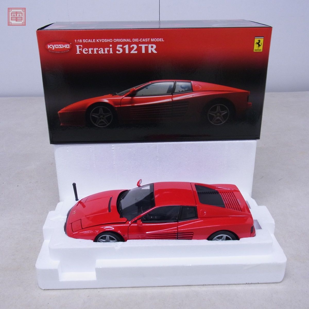 京商 1/18 フェラーリ 512TR レッド No.08423R (赤) KYOSHO ORIGINAL DIE-CAST MODEL FERRARI RED ダイキャストモデル【20の画像1