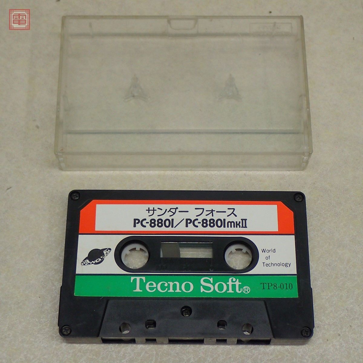 テープのみ PC-8801/mkII テープ サンダーフォース テクノソフト THUNDER FORCE TECHNOSOFT 音声のみ確認【PPの画像1