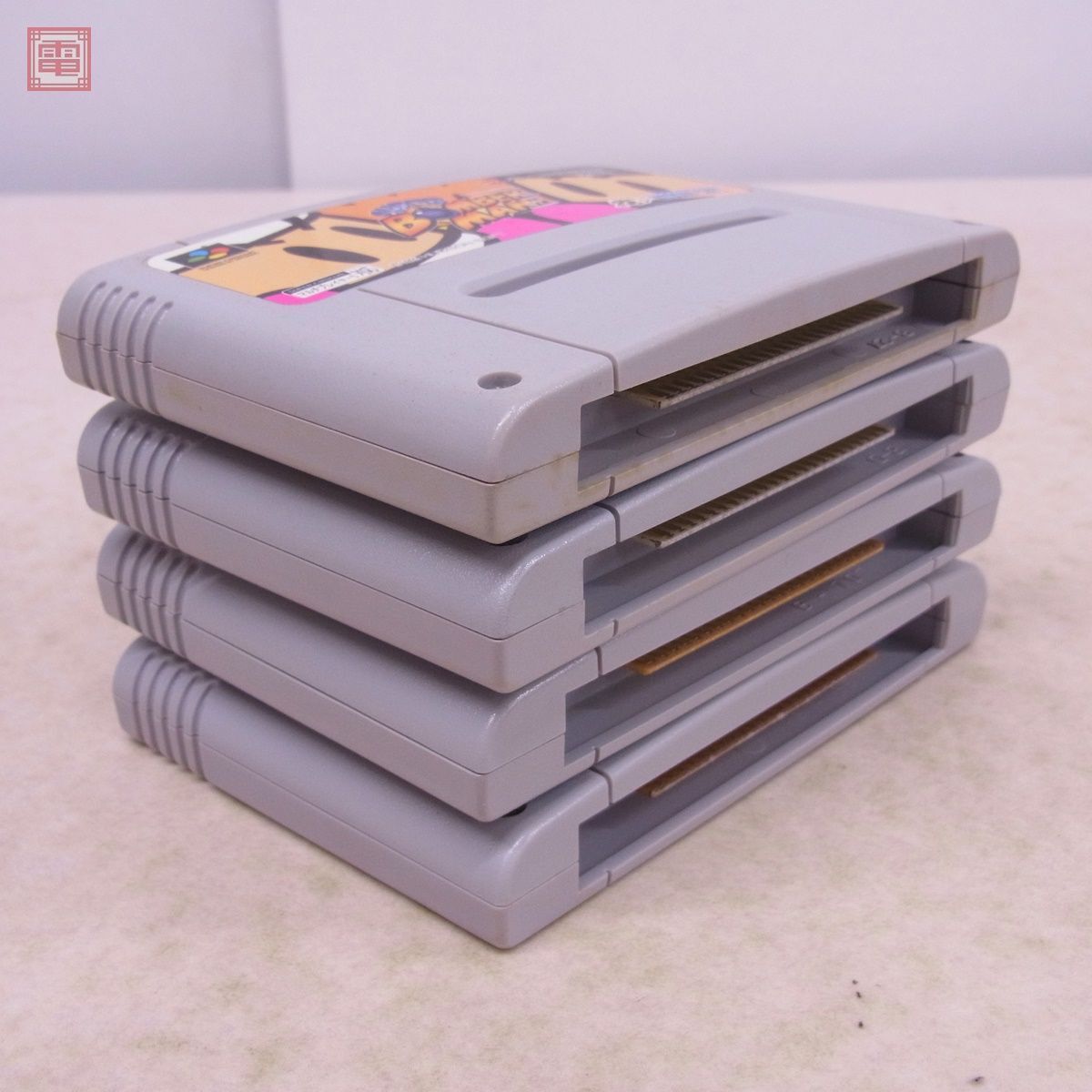 動作保証品 SFC スーパーファミコン スーパーボンバーマン/2/3/4 まとめて 4本セット HUDSON SOFT 箱説/スーパーマルチタップ2付【10の画像6