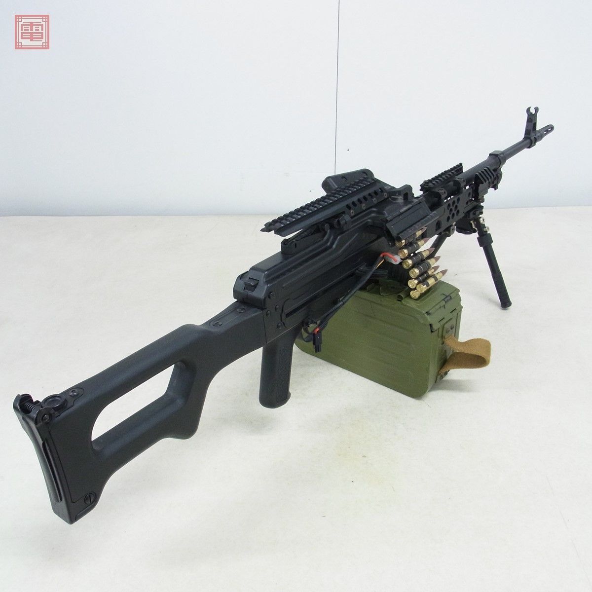 A&K フルメタル電動ガン PKM 軽機関銃 フォートレスカスタム LMG 現状品【60の画像2