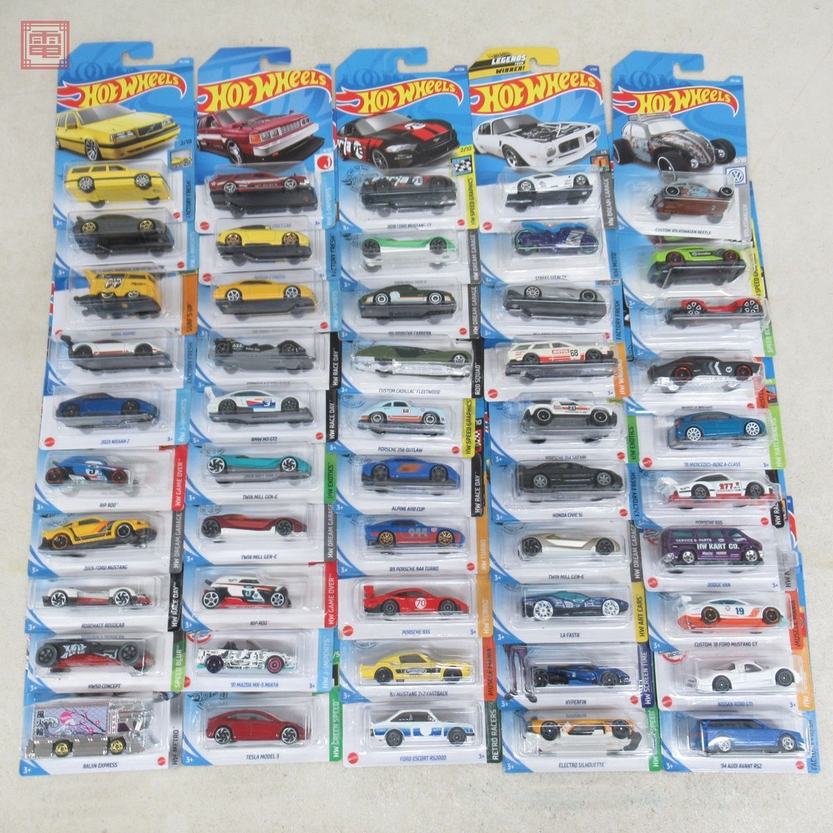 未開封 ホットウィール 2005 フォード マスタング/RIP ROD/HW50 CONCEPT 他 まとめて50台セット HotWheels【20の画像1