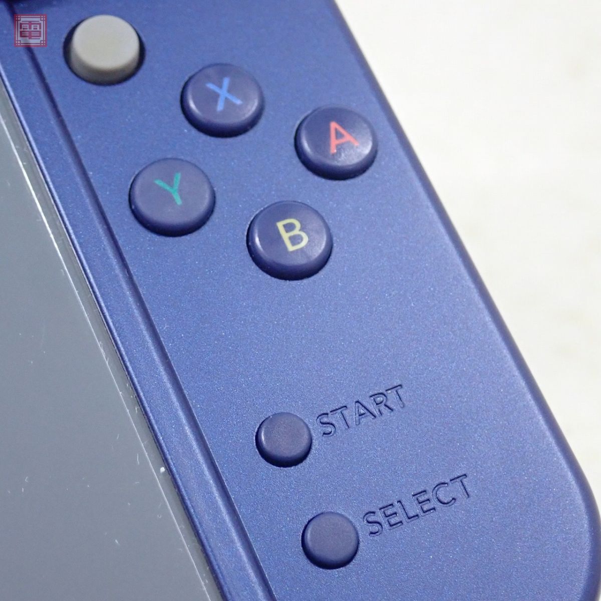 動作品 new ニンテンドー 3DS LL 本体 RED-001 メタリックブルー 任天堂 Nintendo やや難あり【10の画像10