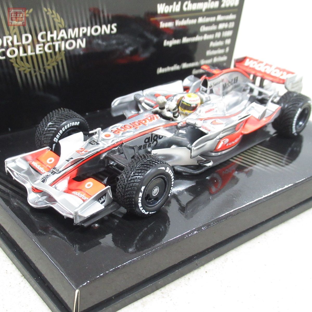 PMA 1/43 ボーダフォン マクラーレンメルセデス MP4-23 ルイス・ハミルトン ワールドチャンピオン 2008 No.530084332 Mclaren Mercedes【10の画像3