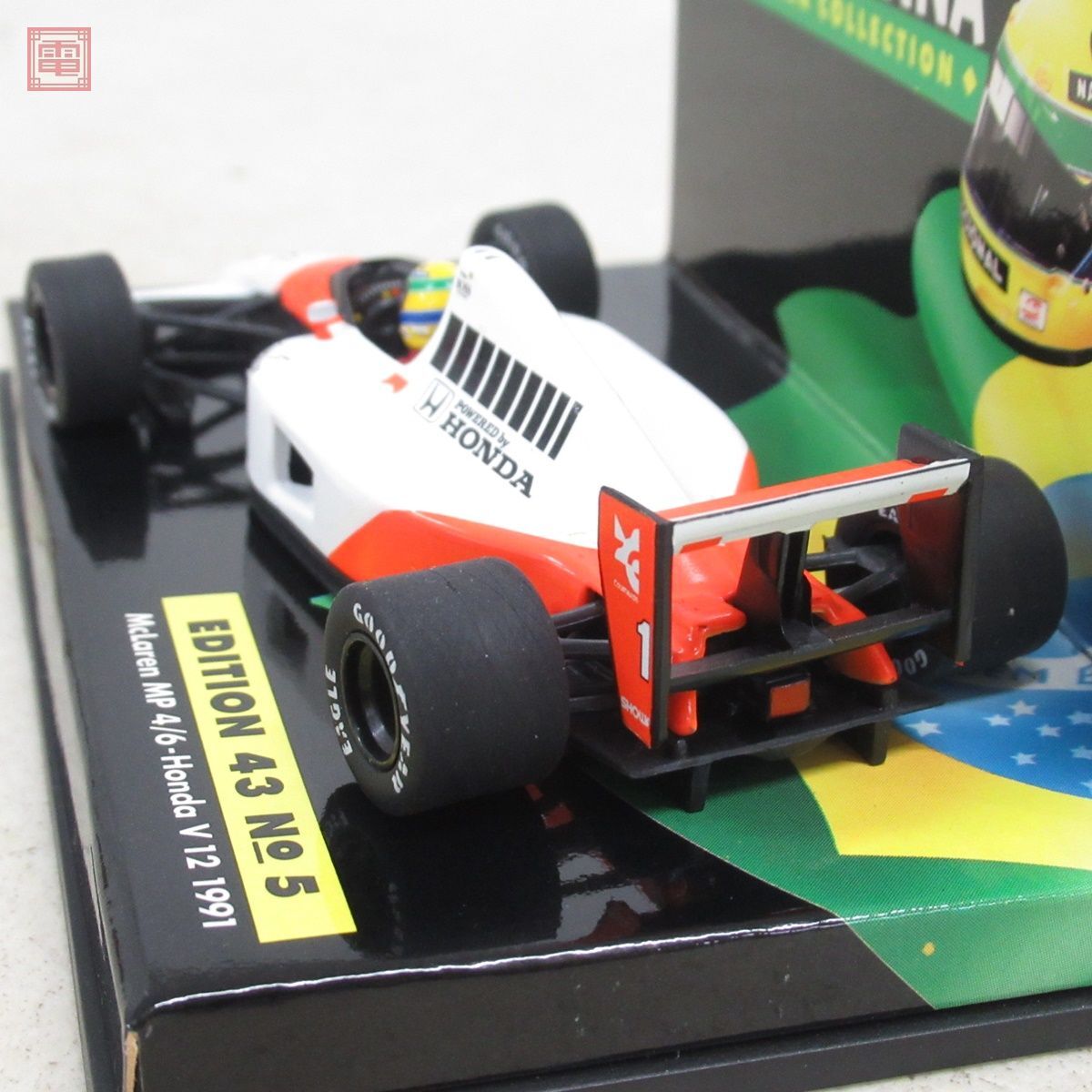 PMA 1/43 マクラーレン MP4/6 ホンダ V12 1991年 アイルトン セナコレクション No5 ミニチャンプス MINICHAMPS McLaren【10の画像4