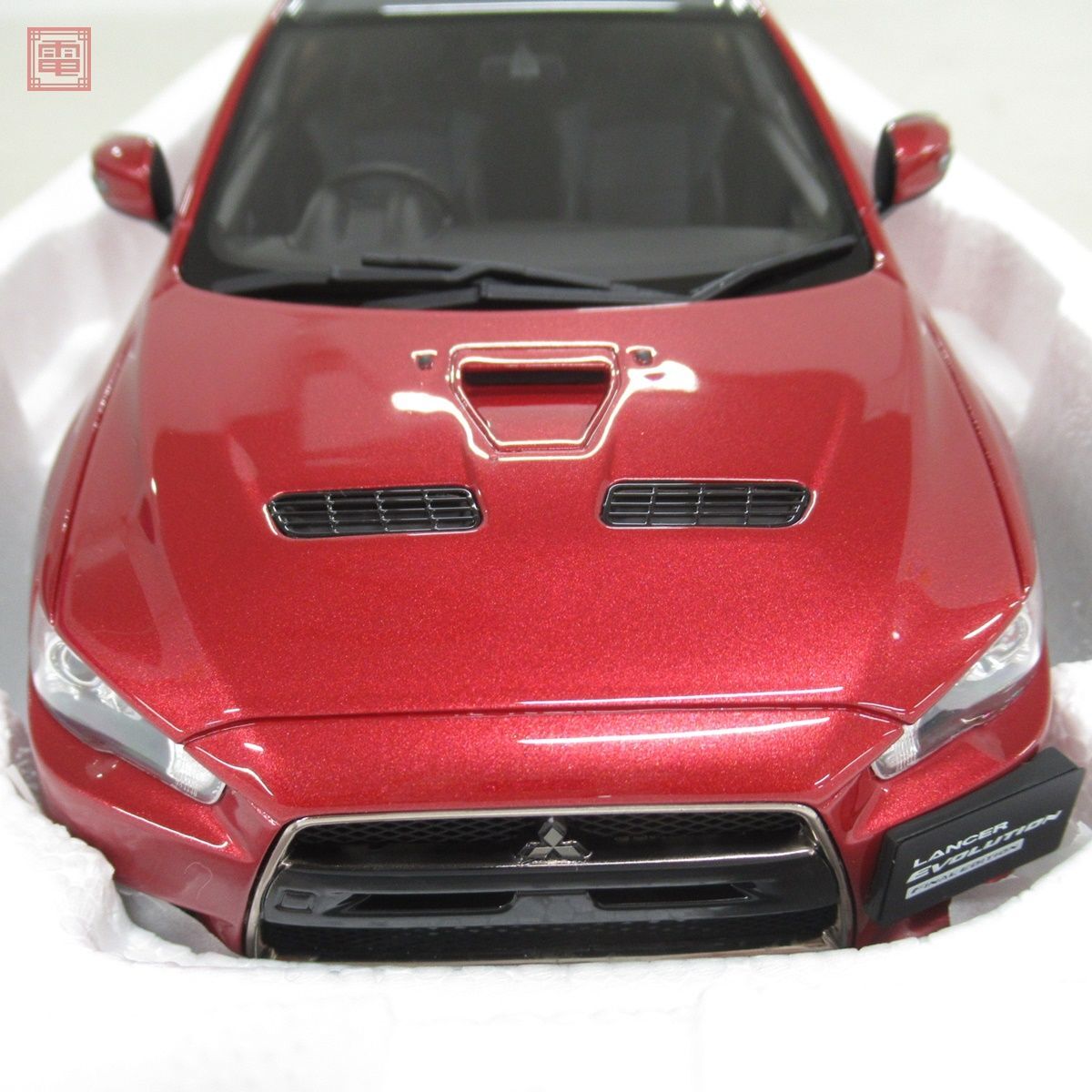 京商/サムライ 1/18 三菱ランサーエボリューション ファイナルエディション レッド No.KSR18019R KYOSHO MITSUBISHI LANCER SAMURAI【20の画像5